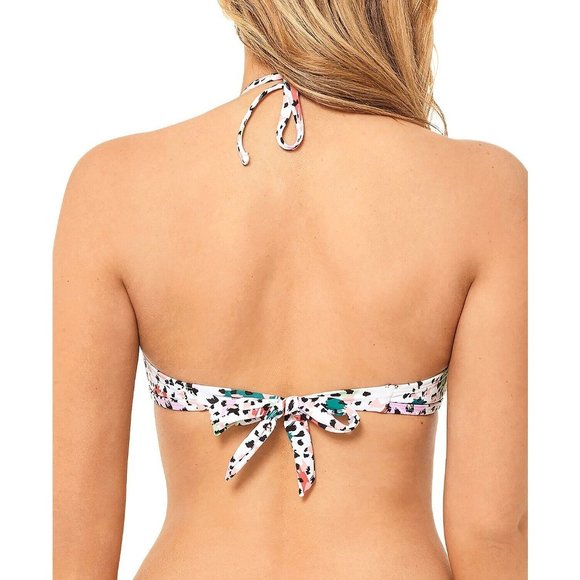 Salt+Cove Waiting Fur Tonight‎ Push-Up Ruffled Bikini Top Medium NWT - Picture 2 of 2